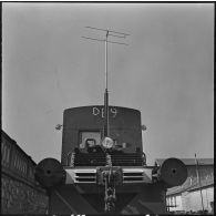 Menerville. La 4e compagnie du 587e bataillon du train (587e BT). Draisines télécommandées.
