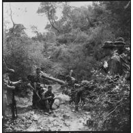 Le 2e régiment de parachutistes coloniaux (2e RPC) à Oued-Malah et Tablat. [Description en cours]
