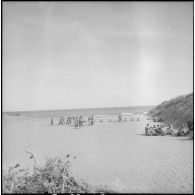 Le centre d'instruction de l'arme blindée et cavalerie (CIABC) du camp du Lido. [Description en cours]