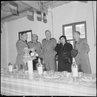 Inauguration du bordj Sergent Couturier. [Description en cours]