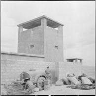 Inauguration du bordj capitaine Rageau. [Description en cours]