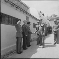 Fêtes de l'Aïd El-Seghir à la base de transit militaire d’Alger. [Description en cours]