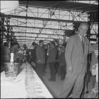 Visite du chantier d’une usine Berliet. [Description en cours]