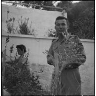 [La demi-brigade de fusiliers marins (DBFM) à Nemours]. [Description en cours]