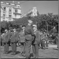 Commémoration du 8 mai 1945 à Alger. [Description en cours]