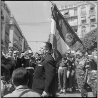 Commémoration du 8 mai 1945 à Alger. [Description en cours]
