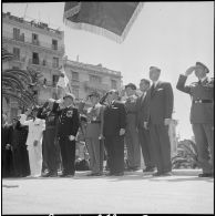 Commémoration du 8 mai 1945 à Alger. [Description en cours]