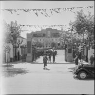 Prise d'armes au Quartier Viénot à Sidi Bel Abbès. [Description en cours]