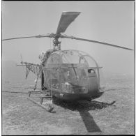 Prise d’armes à la 3eme compagnie du 15e BCA. [Description en cours]<br>