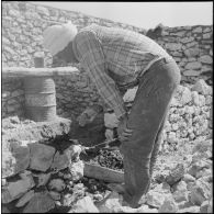 Le centre de regroupement de Boulet. [Description en cours]<br>