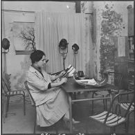 Alger. Maison des jeunes. L'atelier de photographie.