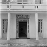 Alger. Etat-Major Interarmées (EMI). Entrée du Commandement en chef des Forces en Algérie.