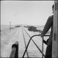 Transport ferroviaire de pétrole sur la ligne Philippeville-Touggourt. [Description en cours]