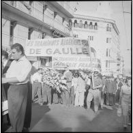 Manifestation du monde du travail à Alger. [Description en cours]