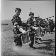 Passation de commandement au 13e RDP en Zone Est Algérois (ZEA). [Description en cours]