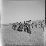 Passation de commandement au 13e RDP en Zone Est Algérois (ZEA). [Description en cours]