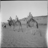 La 1re compagnie saharienne d'infanterie (CSI) de Béni-Abbès. [Description en cours]