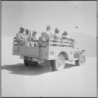 La 1re compagnie saharienne d'infanterie (CSI) de Béni-Abbès. [Description en cours]