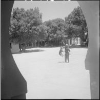 La 1re compagnie saharienne d'infanterie (CSI) de Béni-Abbès. [Description en cours]