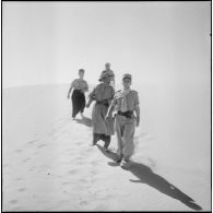 La 1re compagnie saharienne d'infanterie (CSI) de Béni-Abbès. [Description en cours]