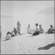 La 1re compagnie saharienne d'infanterie (CSI) de Béni-Abbès. [Description en cours]