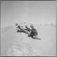 La 1re compagnie saharienne d'infanterie (CSI) de Béni-Abbès. [Description en cours]