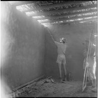 Campement militaire dans le désert. [Description en cours]