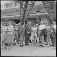 Accostage d'un paquebot dans le port d’Alger. [Description en cours]
