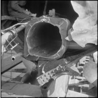 Alger. Avarie du sous-marin Laubie.