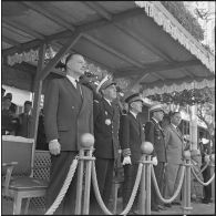 8 Mai. Fête de la Victoire. Les personnalités dans les tribunes.