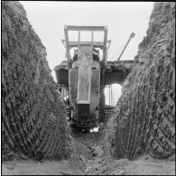 Gazoduc d'Arzew. Manoeuvres.