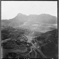 Vue aérienne des mines du djebel Ouenza.