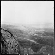 Vue aérienne des mines du djebel Ouenza.
