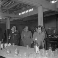 Alger. Service Auto au groupement de la gendarmerie. Fête de la Saint-Eloi. Lieutenant-colonel Arcouet.