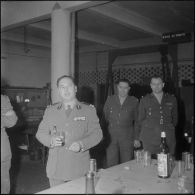 Alger. Service Auto au groupement de la gendarmerie. Fête de la Saint-Eloi. Colonel Chenu.