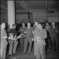 Alger. Service Auto au groupement de la gendarmerie. Fête de la Saint-Eloi. Méchoui.