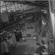 Maison Carrée. Etablissements régionaux du matériel (ERM) d'Alger. Défilé des camions Dodge.