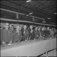 Maison Carrée. Etablissements régionaux du matériel (ERM) d'Alger. Vin d'honneur.