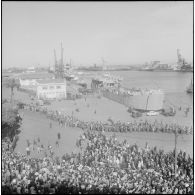 Le général de Gaulle à Bône. [Description en cours]