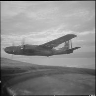 Le groupe Guyenne. Le Douglas B 26 Invader en vol.