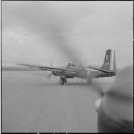 Le groupe Guyenne. Avant le décollage : essai des moteurs.