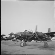 Le groupe Guyenne. Les Douglas B 26 Invader au parking.