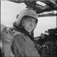 Le groupe Guyenne. Le pilote Courreges à son poste.