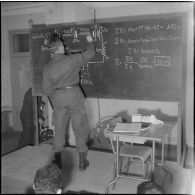 Air de France. Ecole militaire annexe des Transmissions d'Afrique du Nord (EMAT/AFN). Cours d'électricité théorique.