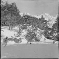 Tikjda. 22e bataillon de chasseurs alpins (BCA). Ecole du combattant.