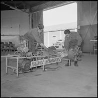 Camp de l'Alma. Centre d'instruction du service du matériel n°3 (CISM 3). Salle de freinages.