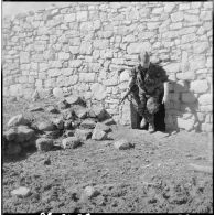 Région de Geryville. Groupement des commandos de marine en opération. Fouille de Mechta.
