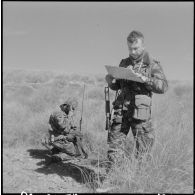 Région de Geryville. Groupement des commandos de marine en opération.