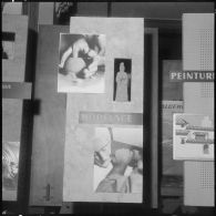 Alger. Hall du journal Le Bled. Exposition "Activités et loisirs". Modelage.