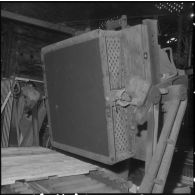 Oran. Ateliers et fonderies Célestin Ducros (AFCD). Table de démoulage.